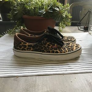 Cheetah print vans